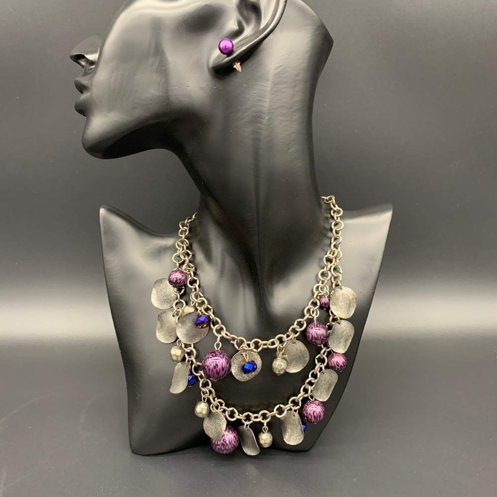 Purple necklace